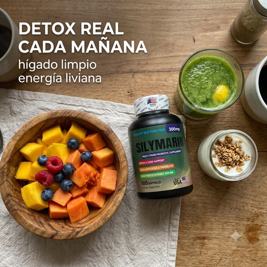 Silymarin · Detox y Antioxidante Natural · 100 Capsulas