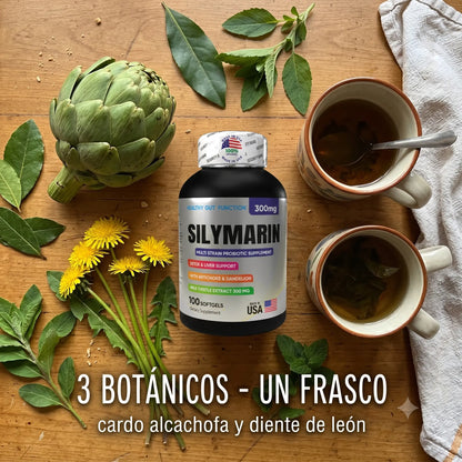 Silymarin · Detox y Antioxidante Natural · 100 Capsulas